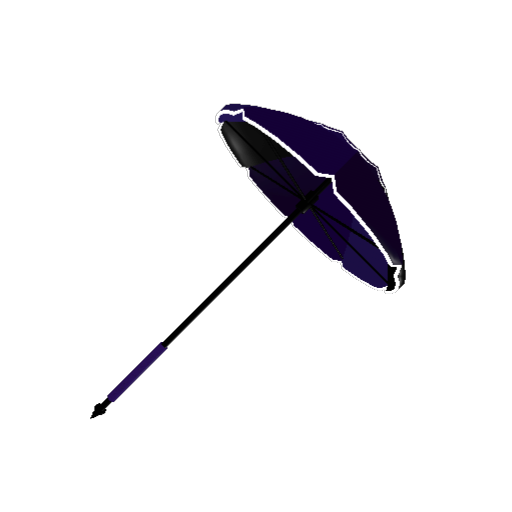 Shiny Beach Umbrella